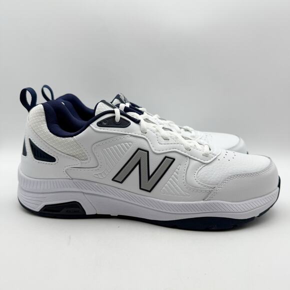 New Balance Mens 857v3 Athletic Shoes US 7.5 XW White Navy Athletic NIB main image 9